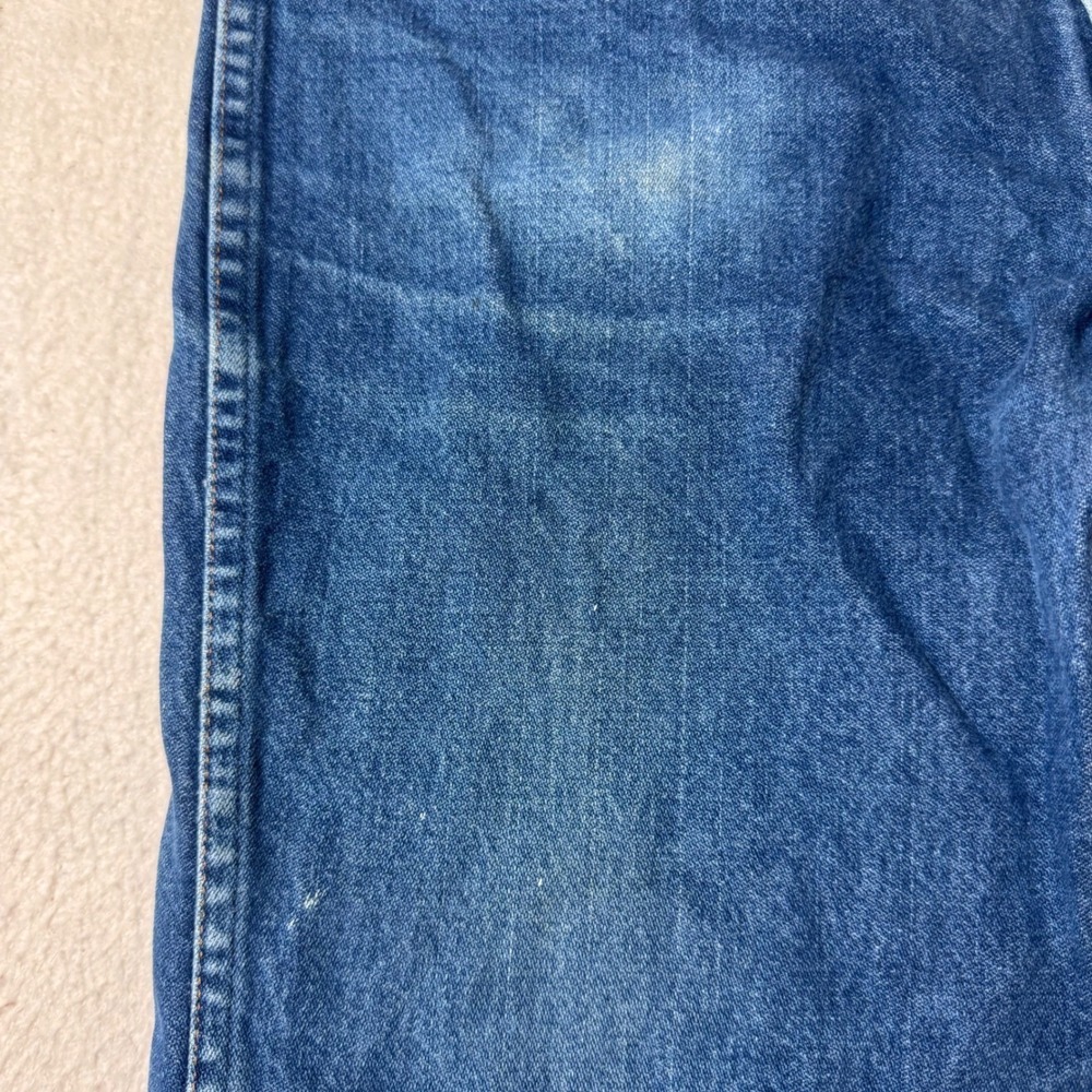 Wrangler Straight Leg Jeans Mens 34x34 Blue Good Vintage 936PWD Denim Pants - Picture 8 of 12